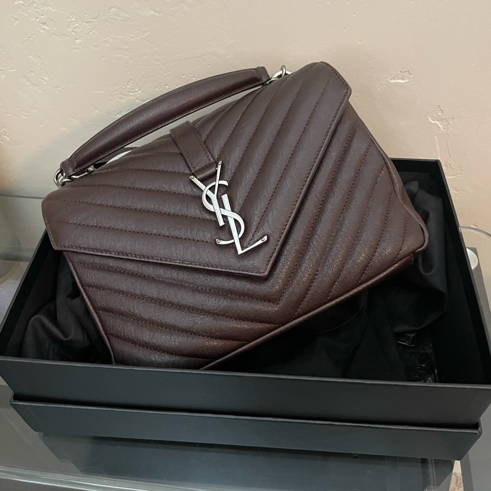 Yves Saint Laurent Medium College Bag - Picture 2 of 12